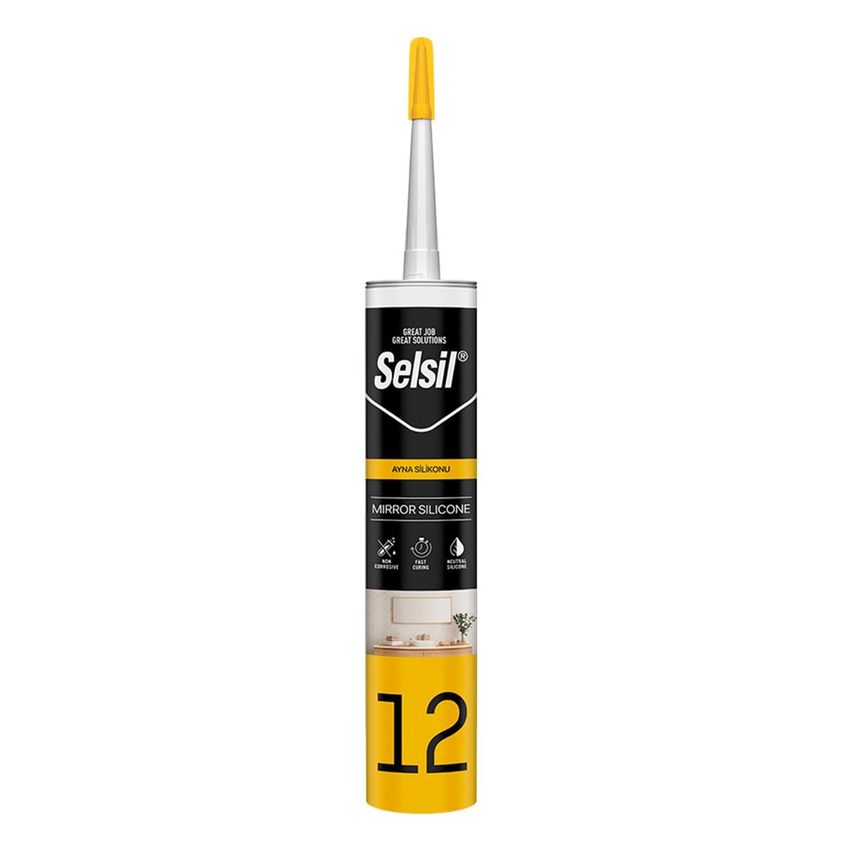 SELSİL AYNA SİLİKONU 280 ML