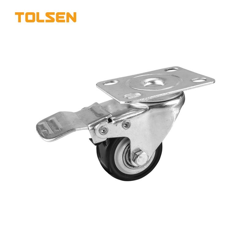 TOLSEN 100 MM FRENLİ TEKERLEK