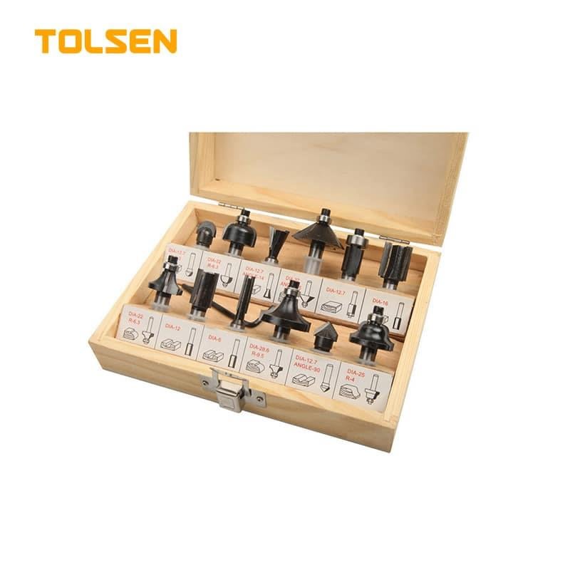 TOLSEN 12 PARÇA FREZE SETİ