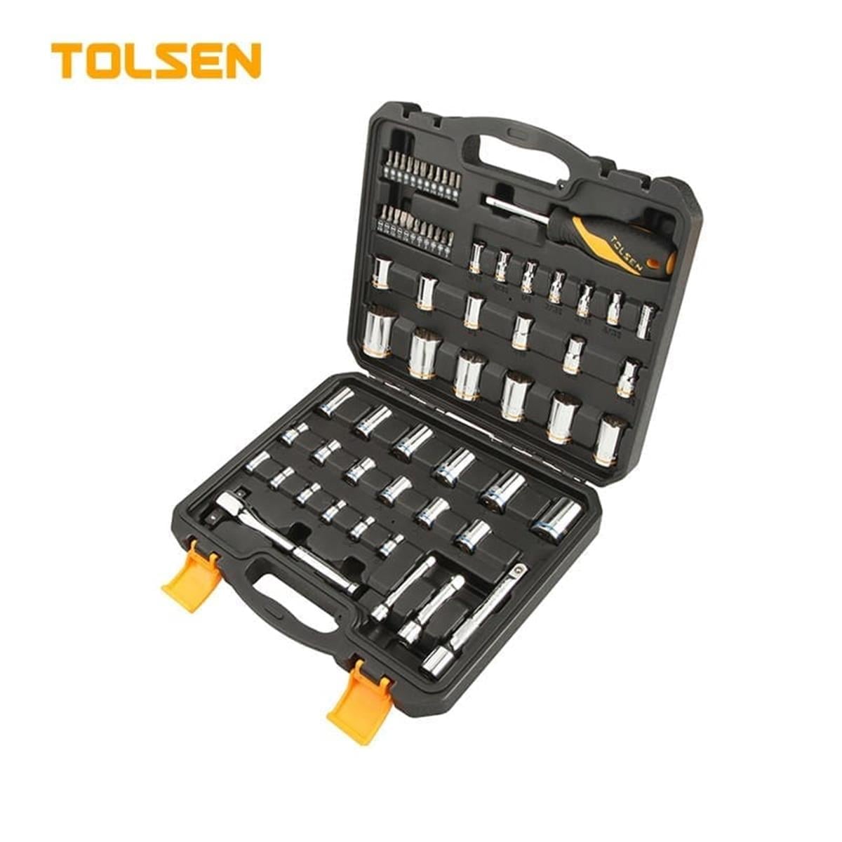 TOLSEN 65 PRÇ. İNÇ VE METRİK LOKMA SETİ 