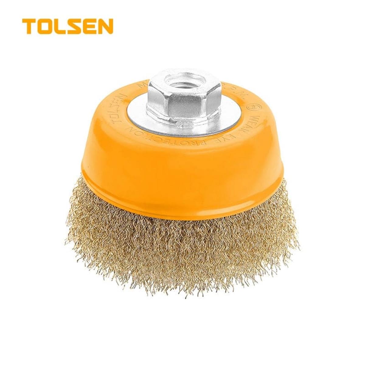 TOLSEN ÇANAK TEL FIRÇA 125 MM