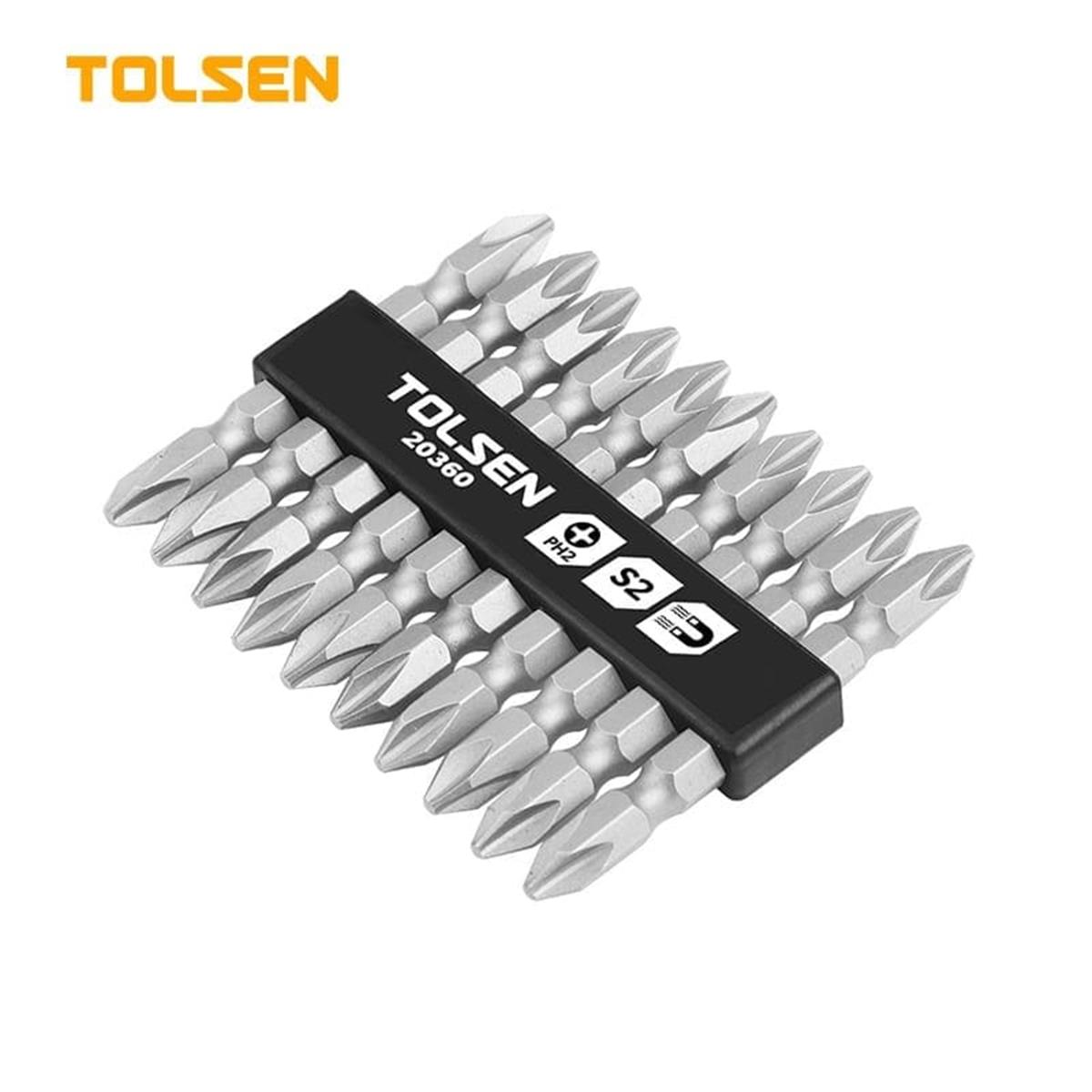 TOLSEN ÇİFT TARAFLI PH2*50 MM 10 PRÇ