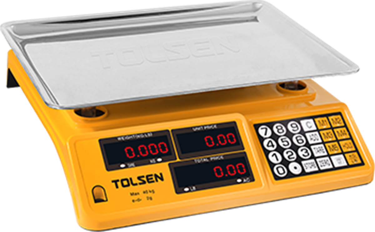 TOLSEN DİJİTAL TERAZİ 40 KG MASA ÜSTÜ