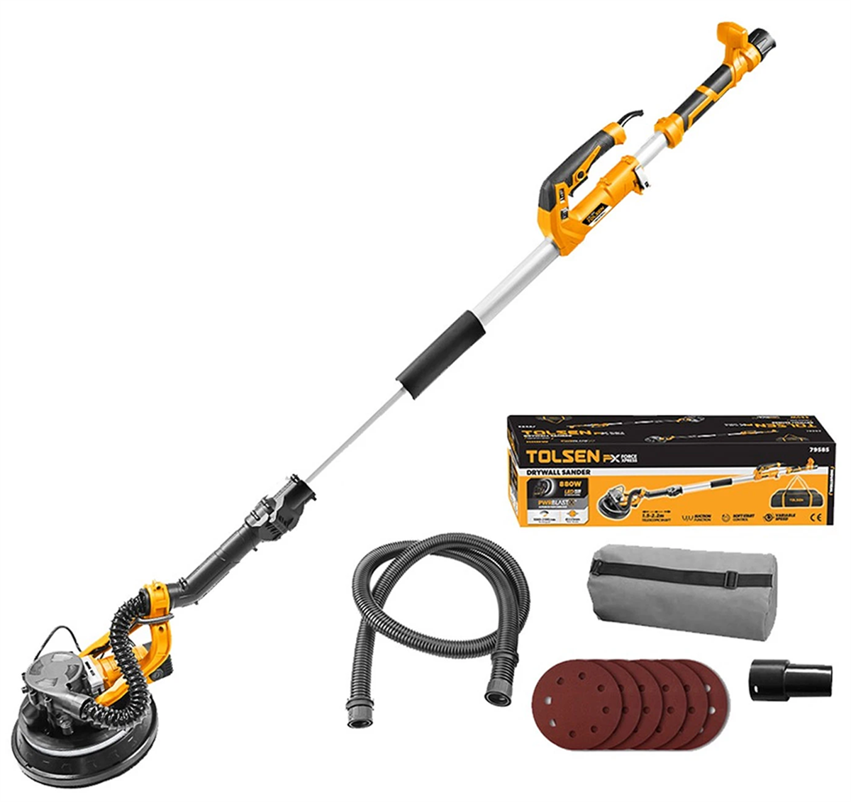 TOLSEN DUVAR ZIMPARA MAKİNASI UZUN 225MM