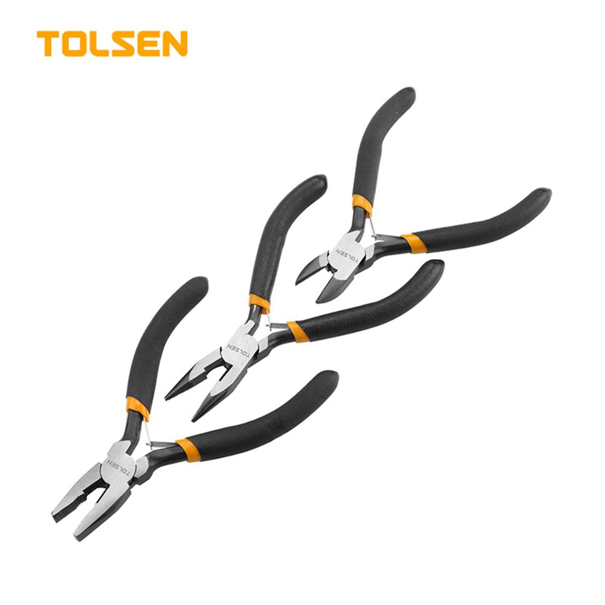 TOLSEN MİNİ PENSE SETİ 3 LÜ 115 MM