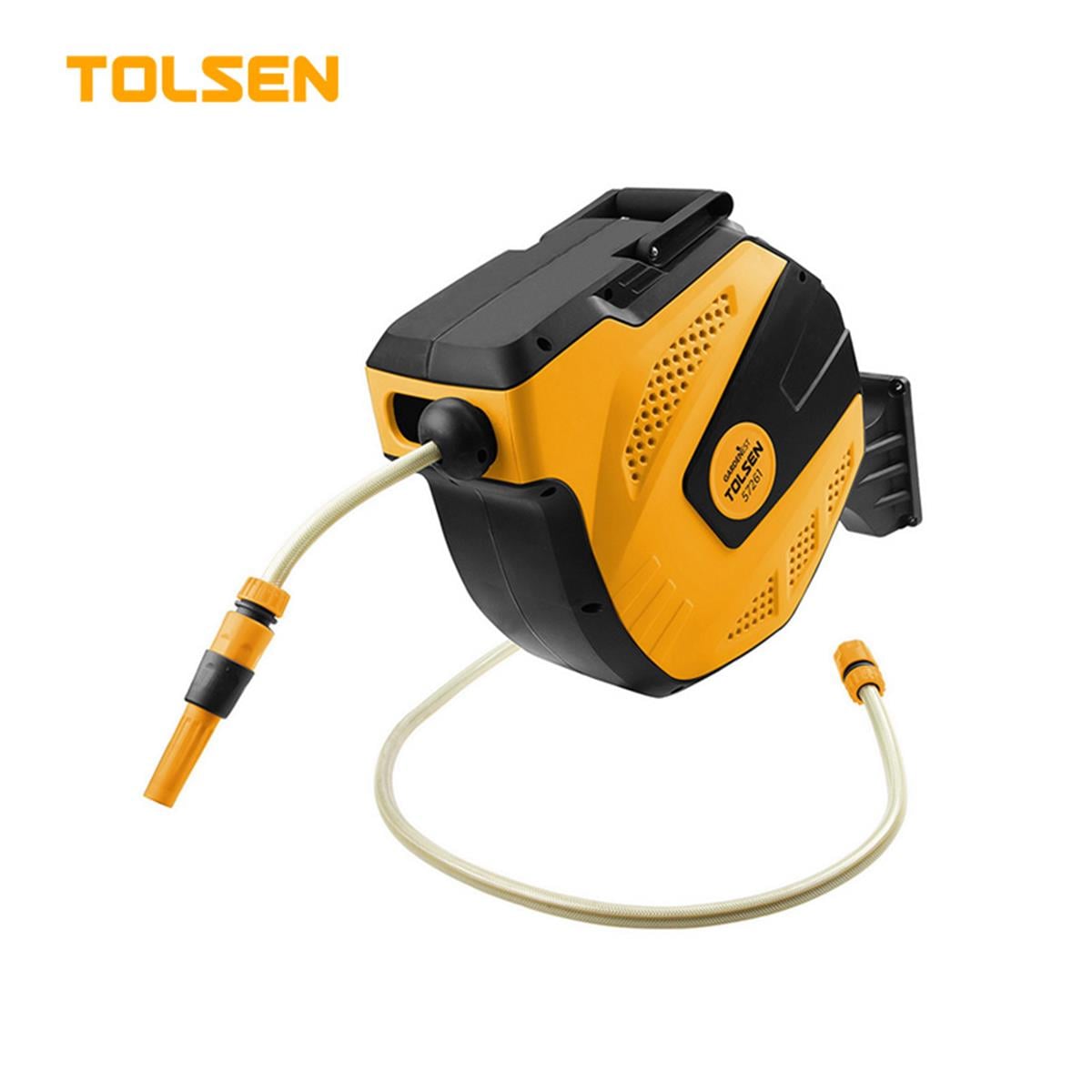 TOLSEN SU HORTUMU OTOMATİK SARIM 15 MT DUVARA ASIM
