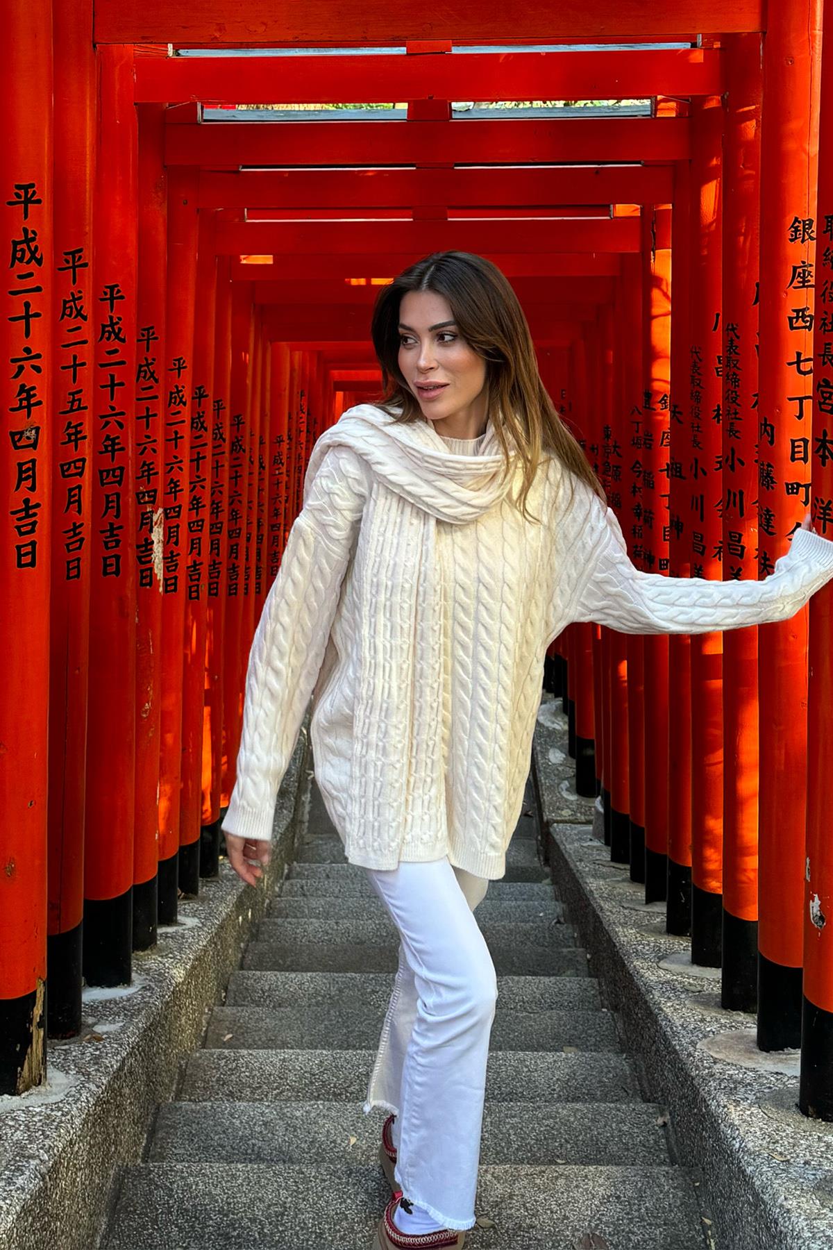 Atkılı Örme Kazak