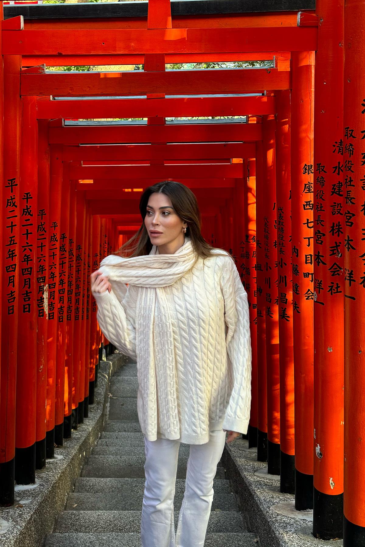 Atkılı Örme Kazak