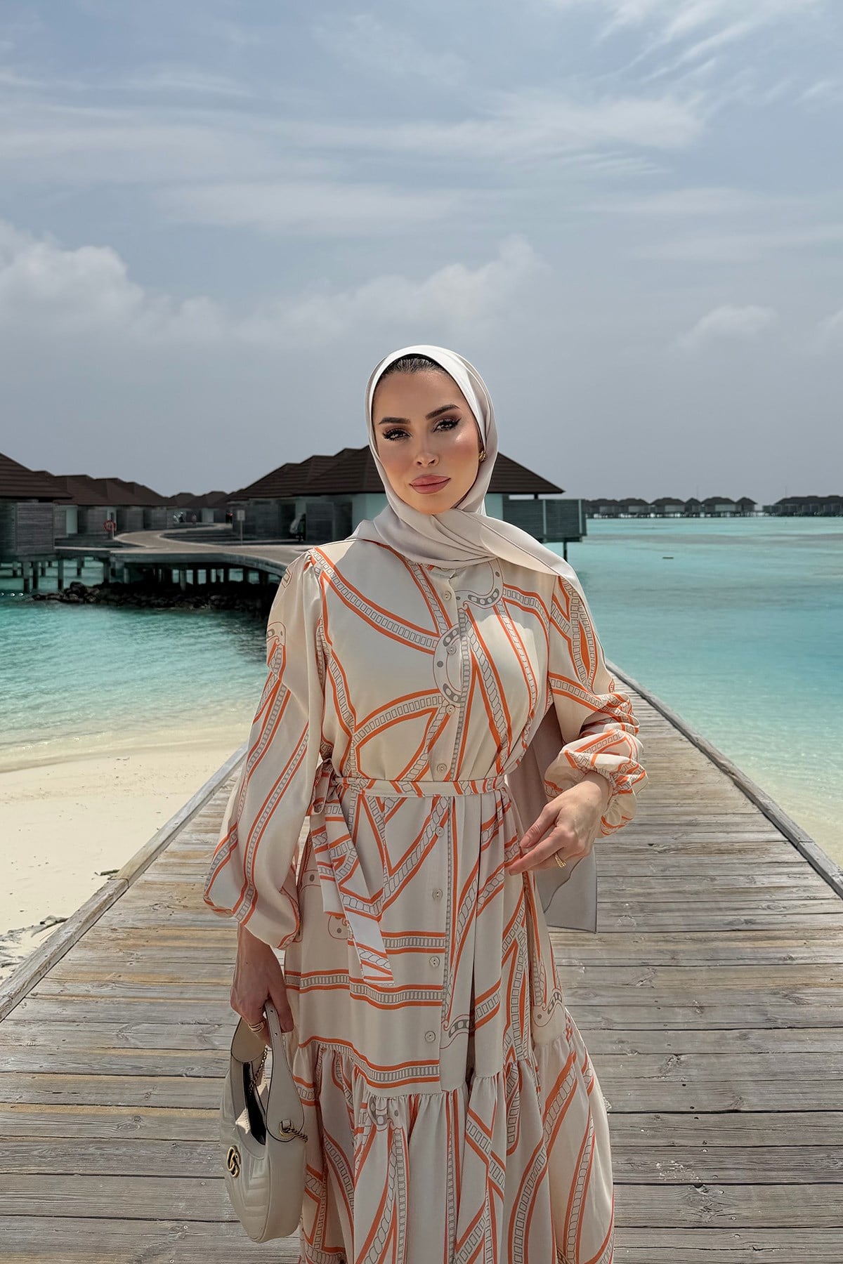 Bloom Serisi Elbise-Oranj