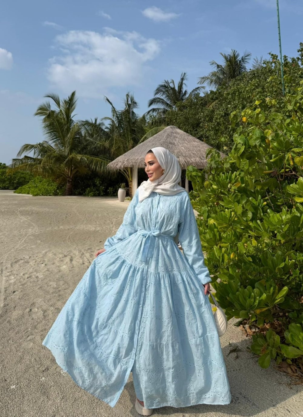 Brode Prenses Elbise-Mavi