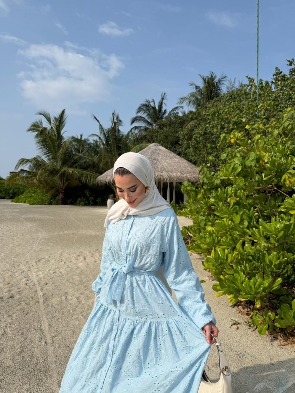 Brode Prenses Elbise-Mavi