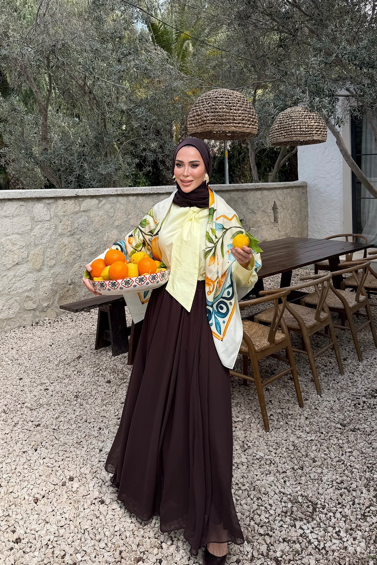 Şal Yaka Gömlek-Sarı