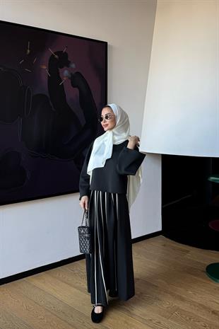 Biye Detaylı Etekli Takım