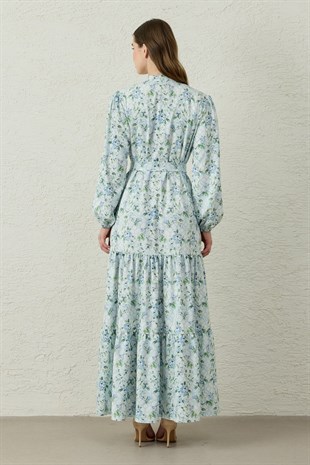 Bloom Serisi Elbise-Bebe Mavi