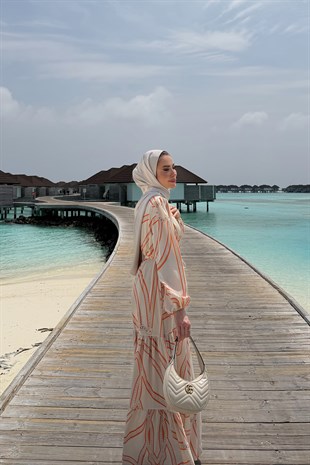 Bloom Serisi Elbise-Oranj