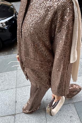 Pullu Bomber Ceket Vizon