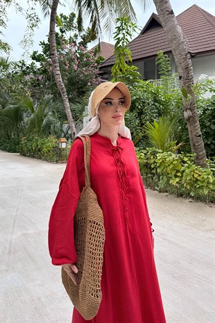 Robe Elbise-Nar Çiçeği