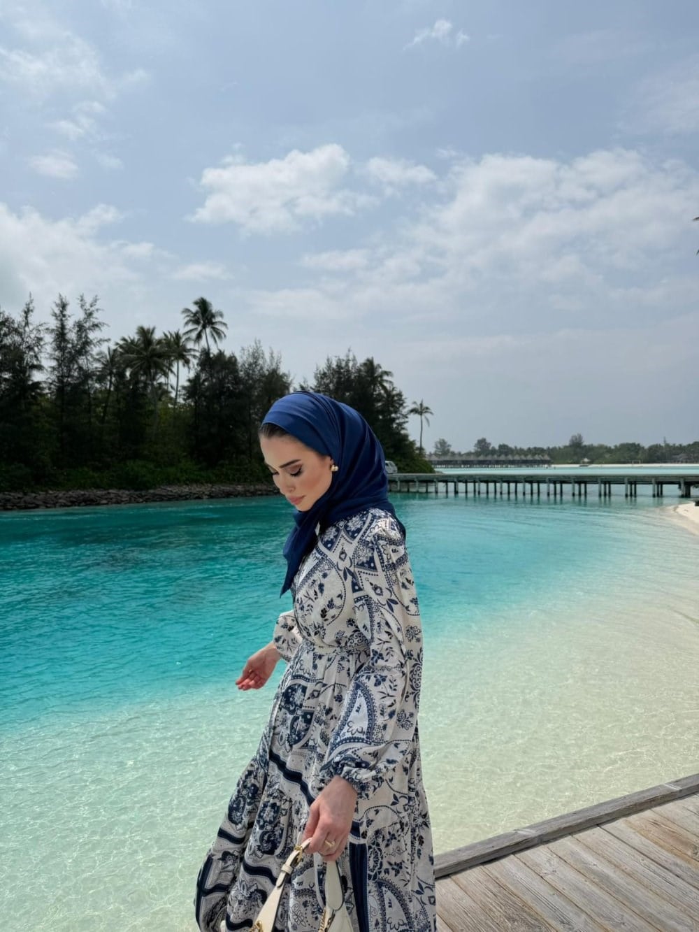 Bloom Serisi Elbise-Lacivert