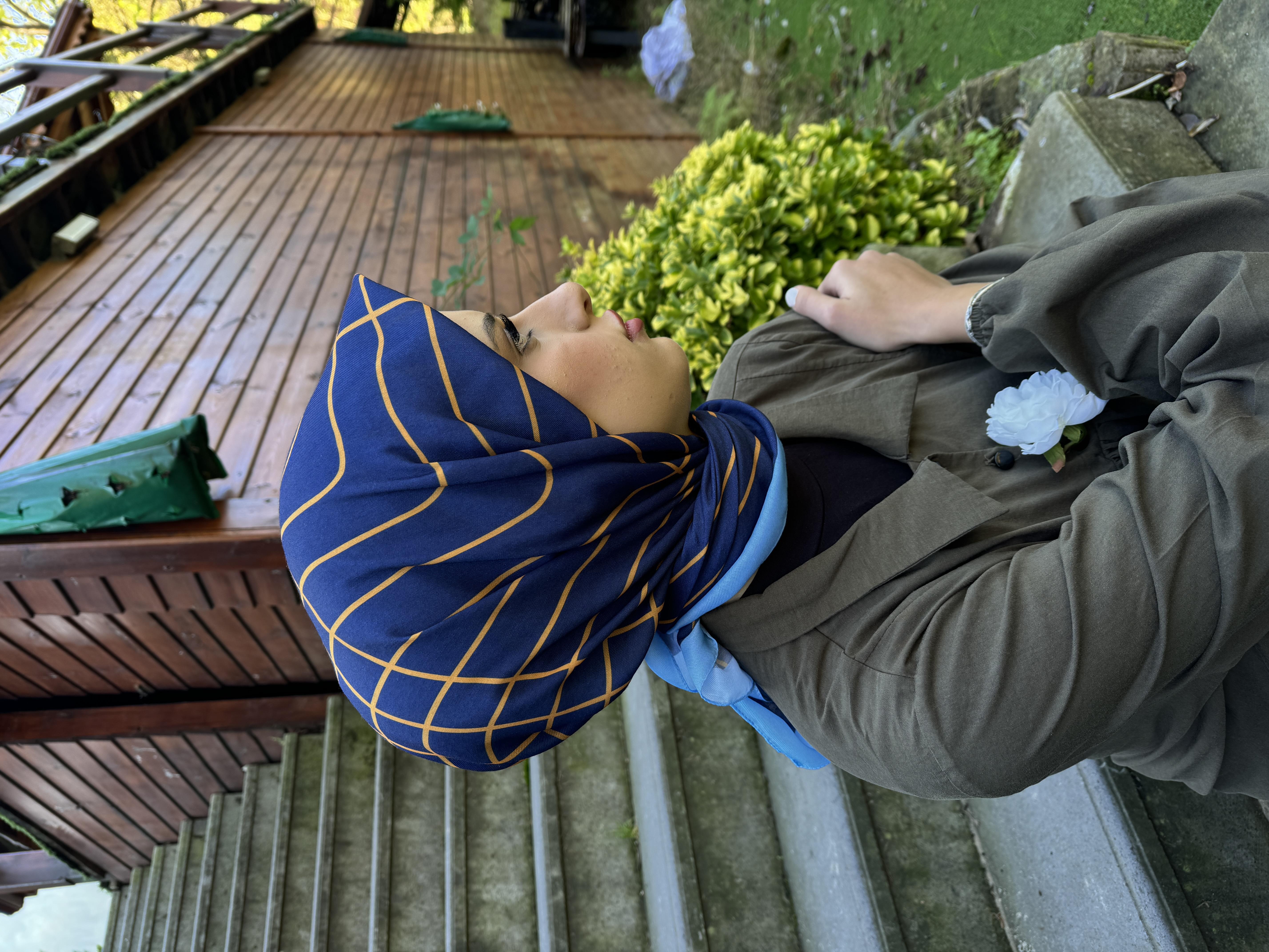 Zarif Desen - Lacivert