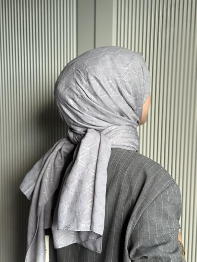 Bambu Jakar Şal - Gümüş