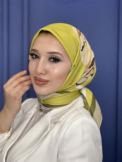 Flora Desen - Olive Yeşil