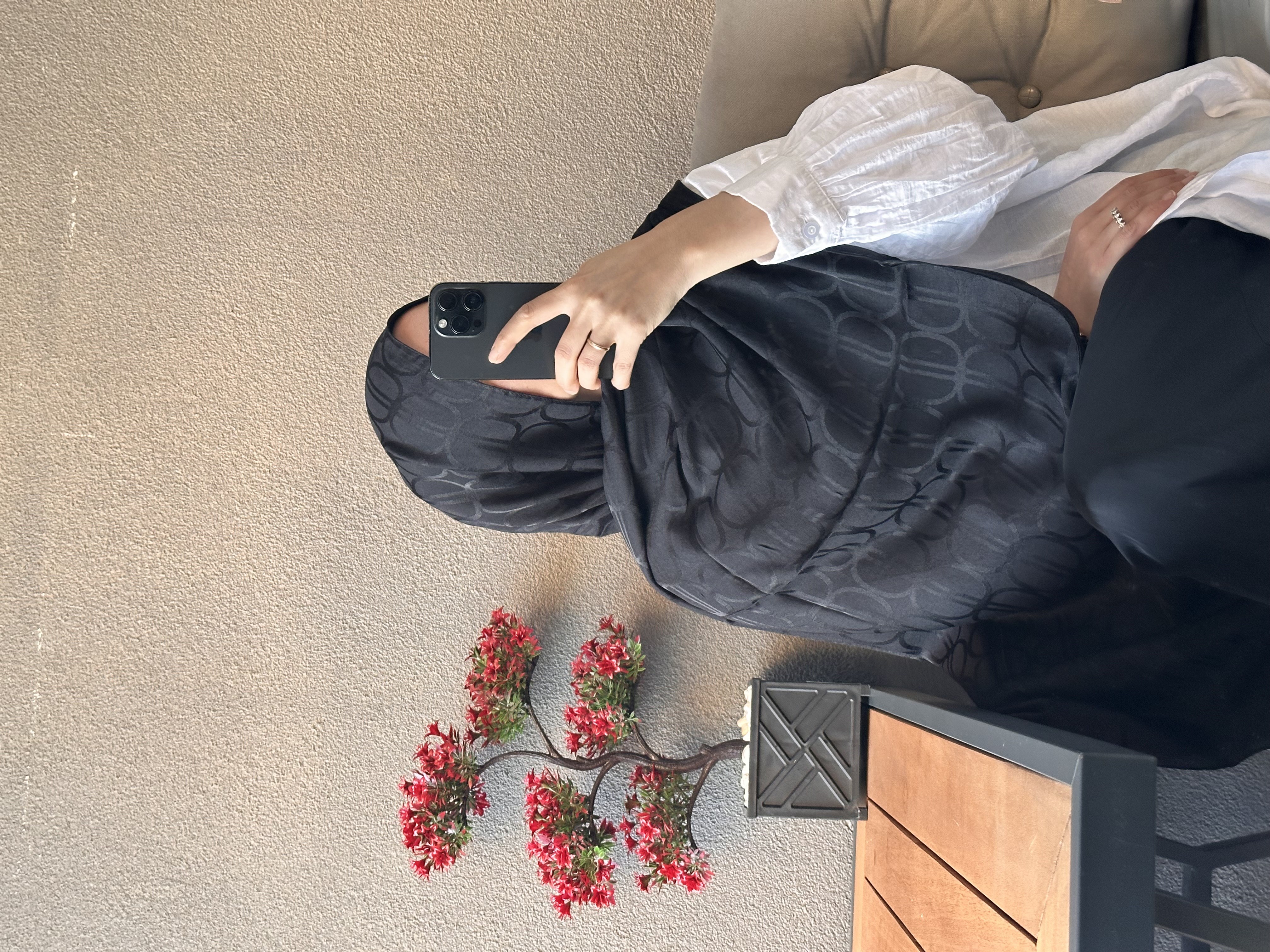 Alya Desen Şal - Siyah