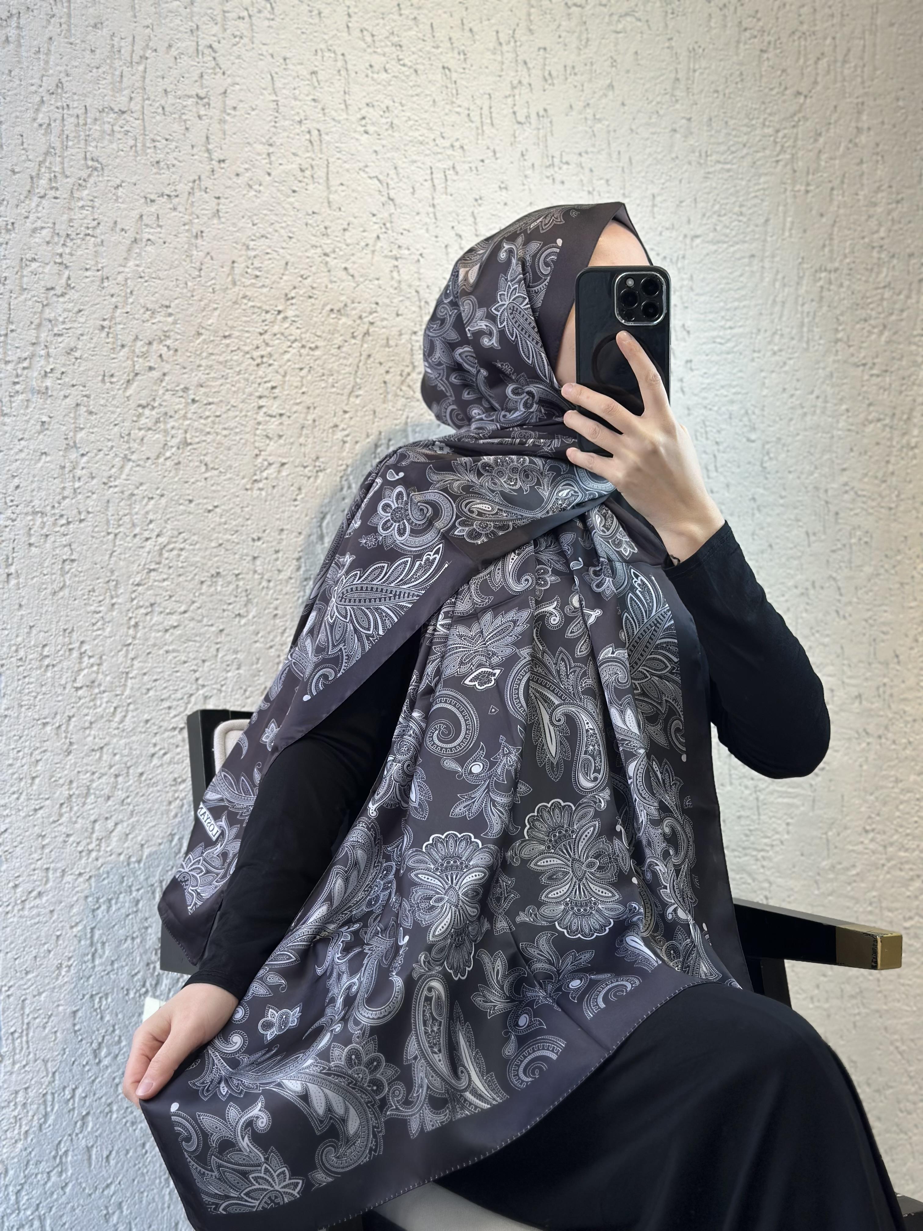 Eliz Desen Şal - Siyah
