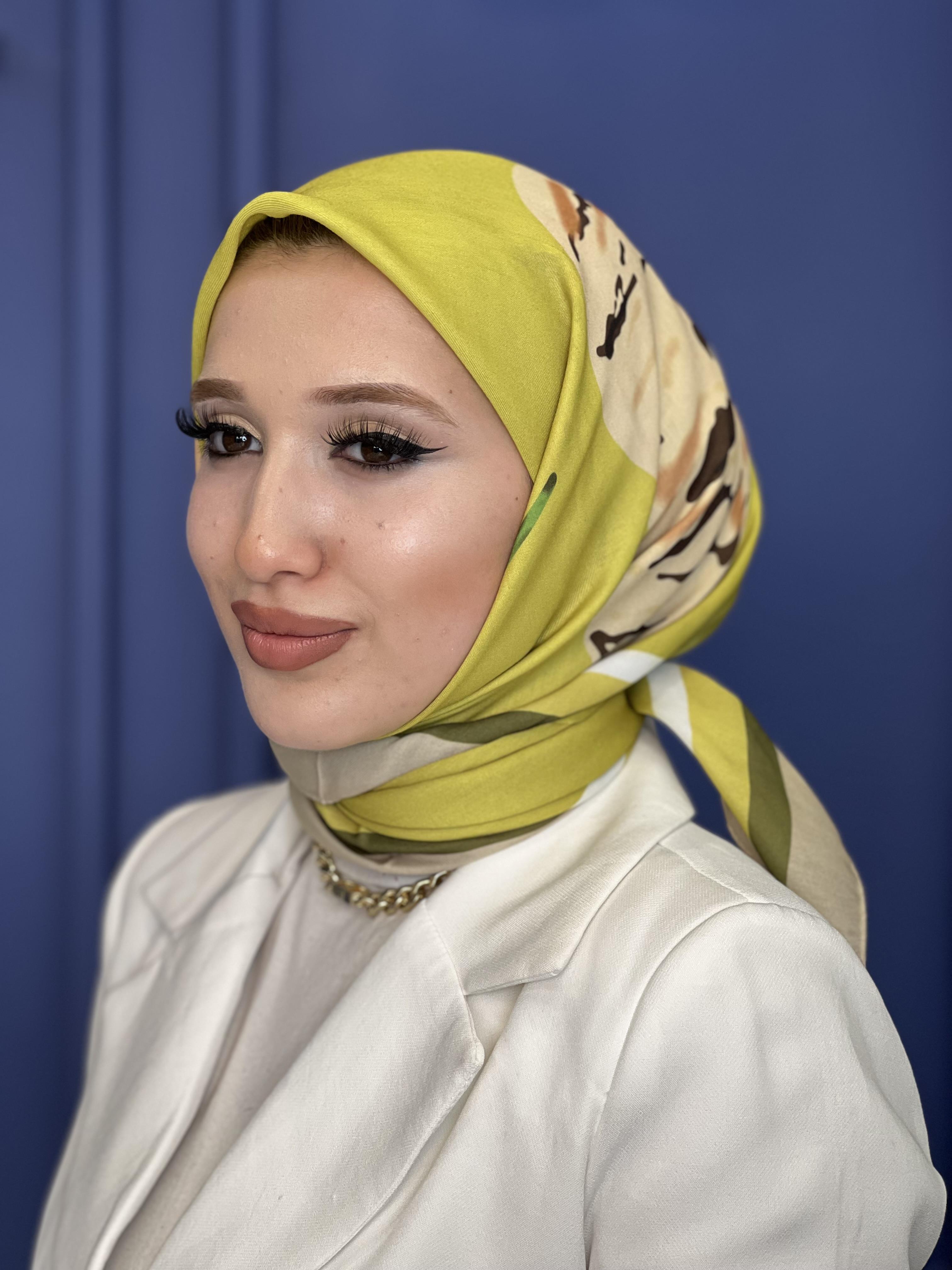 Flora Desen - Olive Yeşil