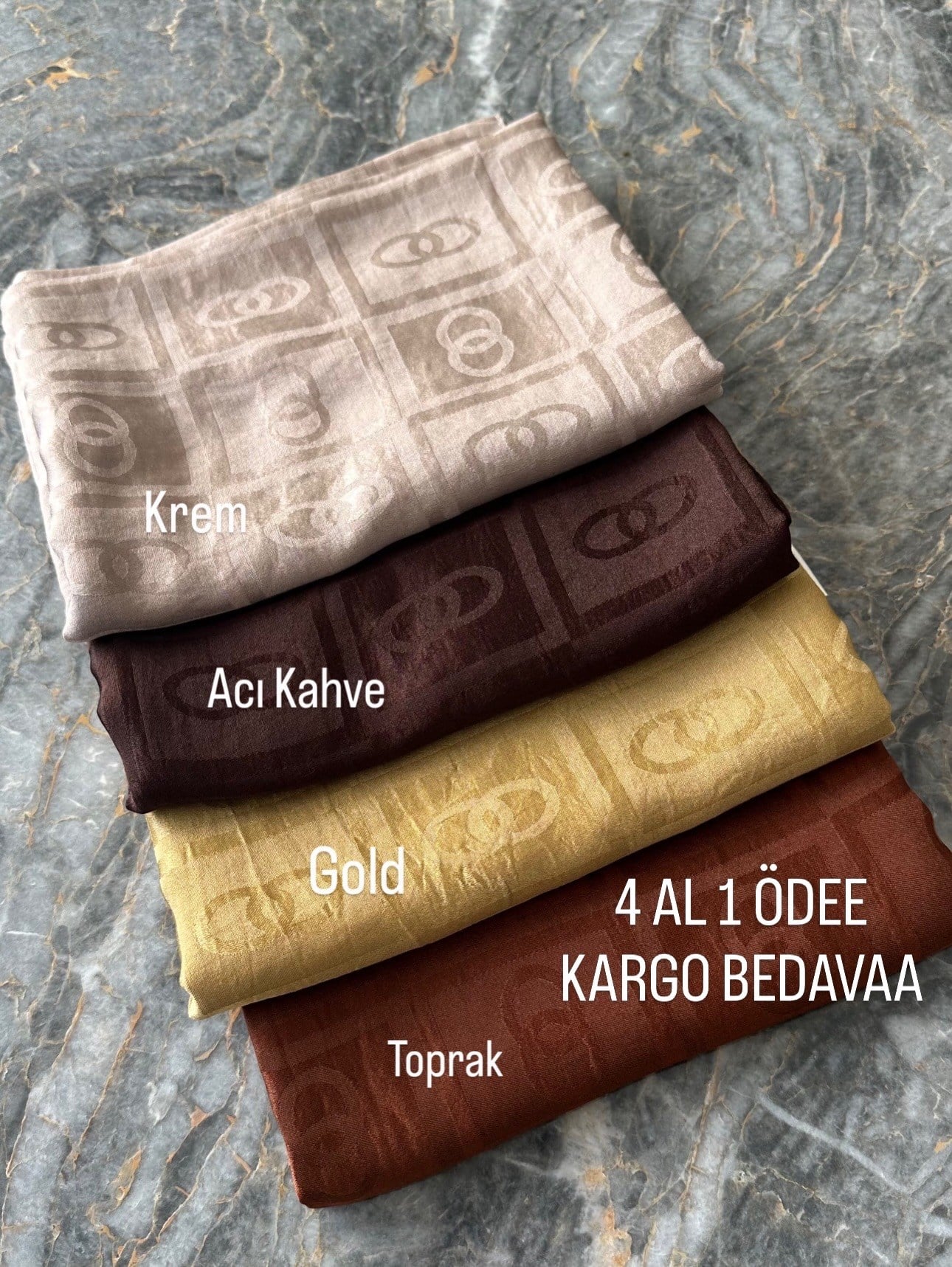 Kareo Halka Desen - 4 LU Kombin 2