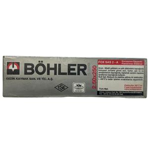 BÖHLER 347 FOX SAS 2-A Korozyona Dayanıklı Paslanmaz Elektrot 2,50x250 mm 100lü