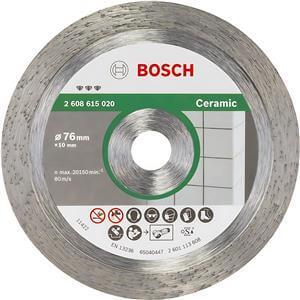 Bosch 2608615020 Sert Seramik Porselen Kesmek için Elmas Bıçak 76*10 mm