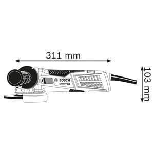 Bosch GWX 17-125 S Taşlama Makinesi - 06017C4002