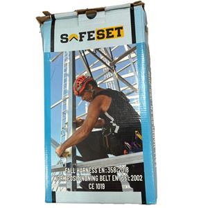 Safeset SFP-1 Paraşüt Tip Bel Destekli Tam Vücut Karabinalı Emniyet Kemeri