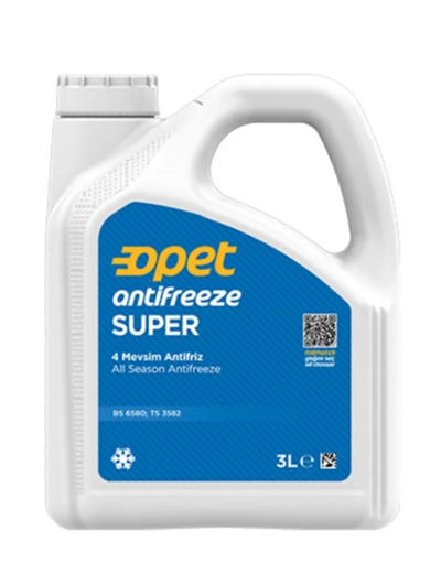 Opet Süper Antifriz 3 Lt Mavi Dört Mevsim Koruma 