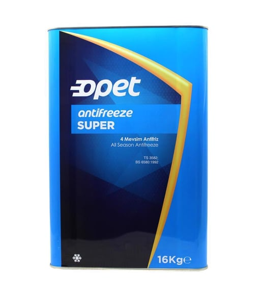 Opet Süper Antifriz 16 KG - Mavi Dört Mevsim Koruma