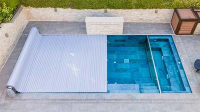 Rulo Tipi Otomatik Havuz Kapama Örtüsü