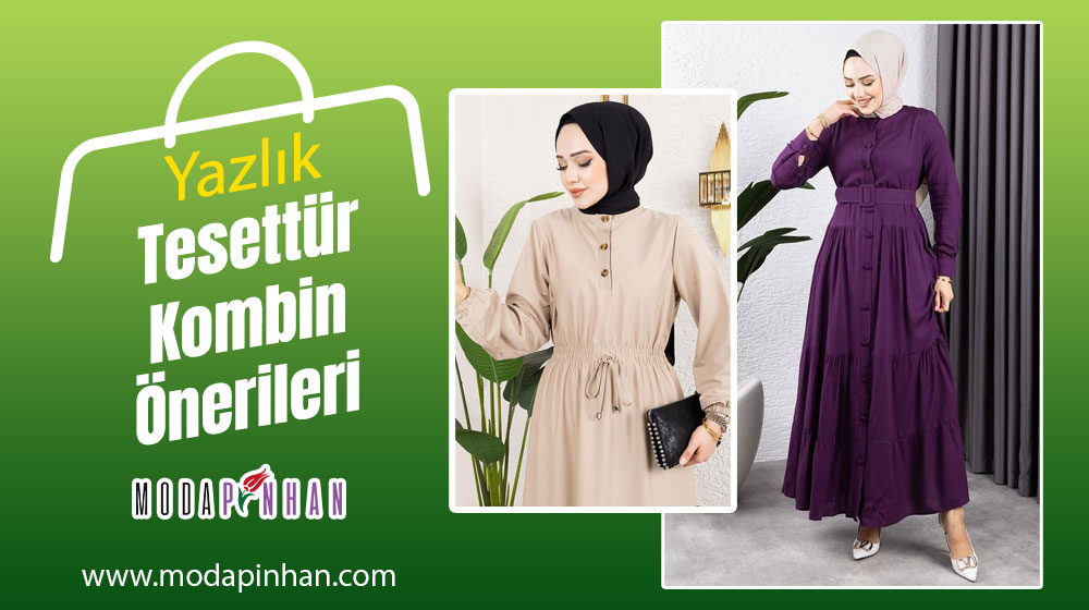 Yazlık Tesettür Kombin Önerileri