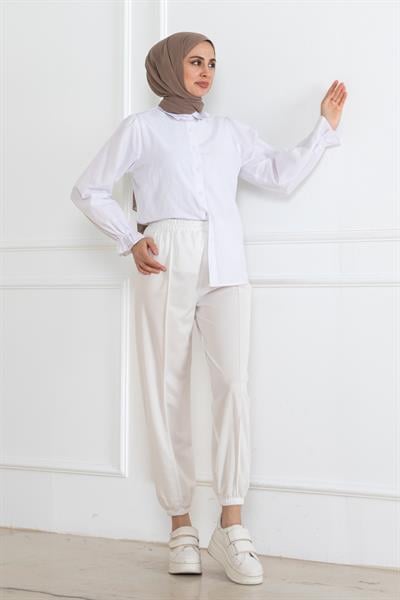 Dabıl Eşofman Altı  BEYAZ