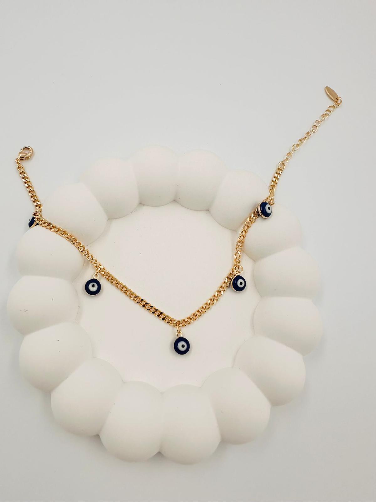 Evil eye seri vip gold halhal 00115