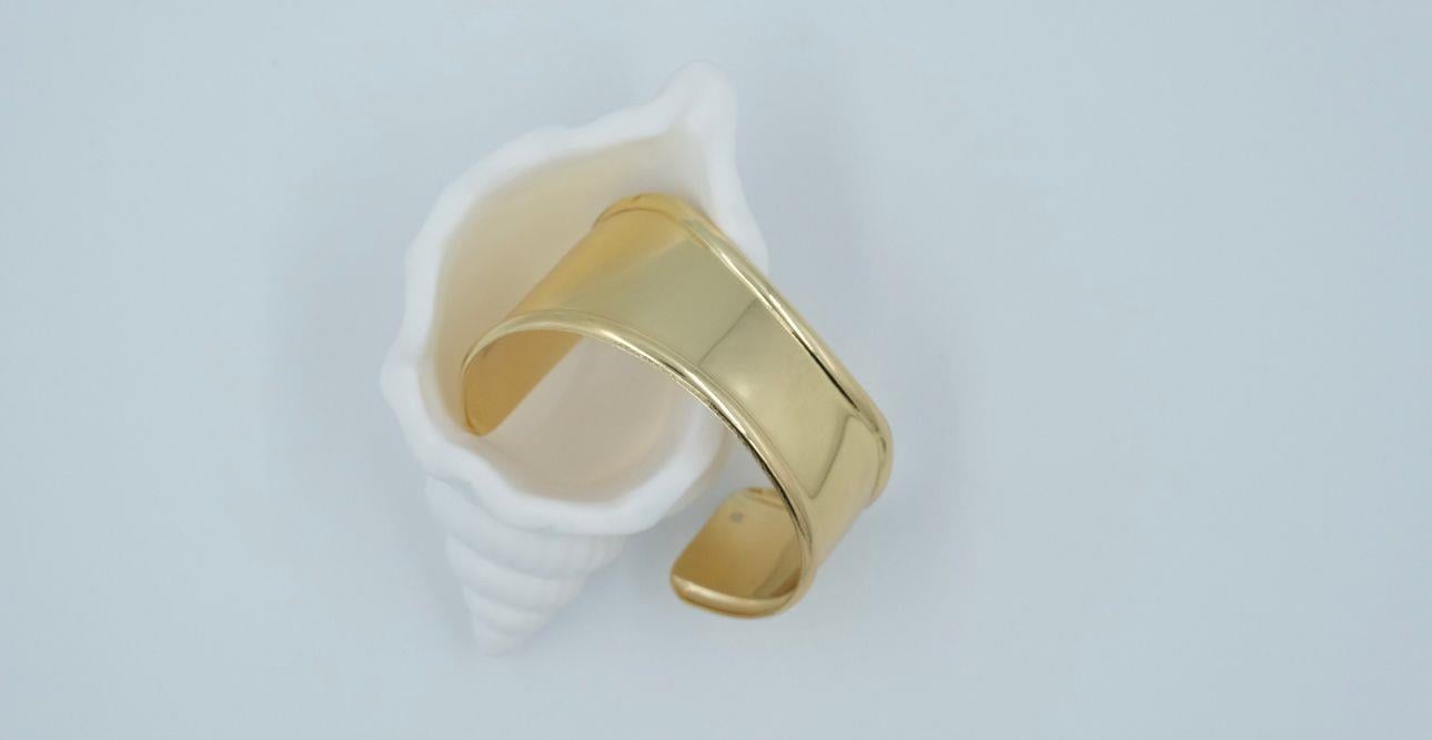 Rina model çelik gold kelepçe 00321