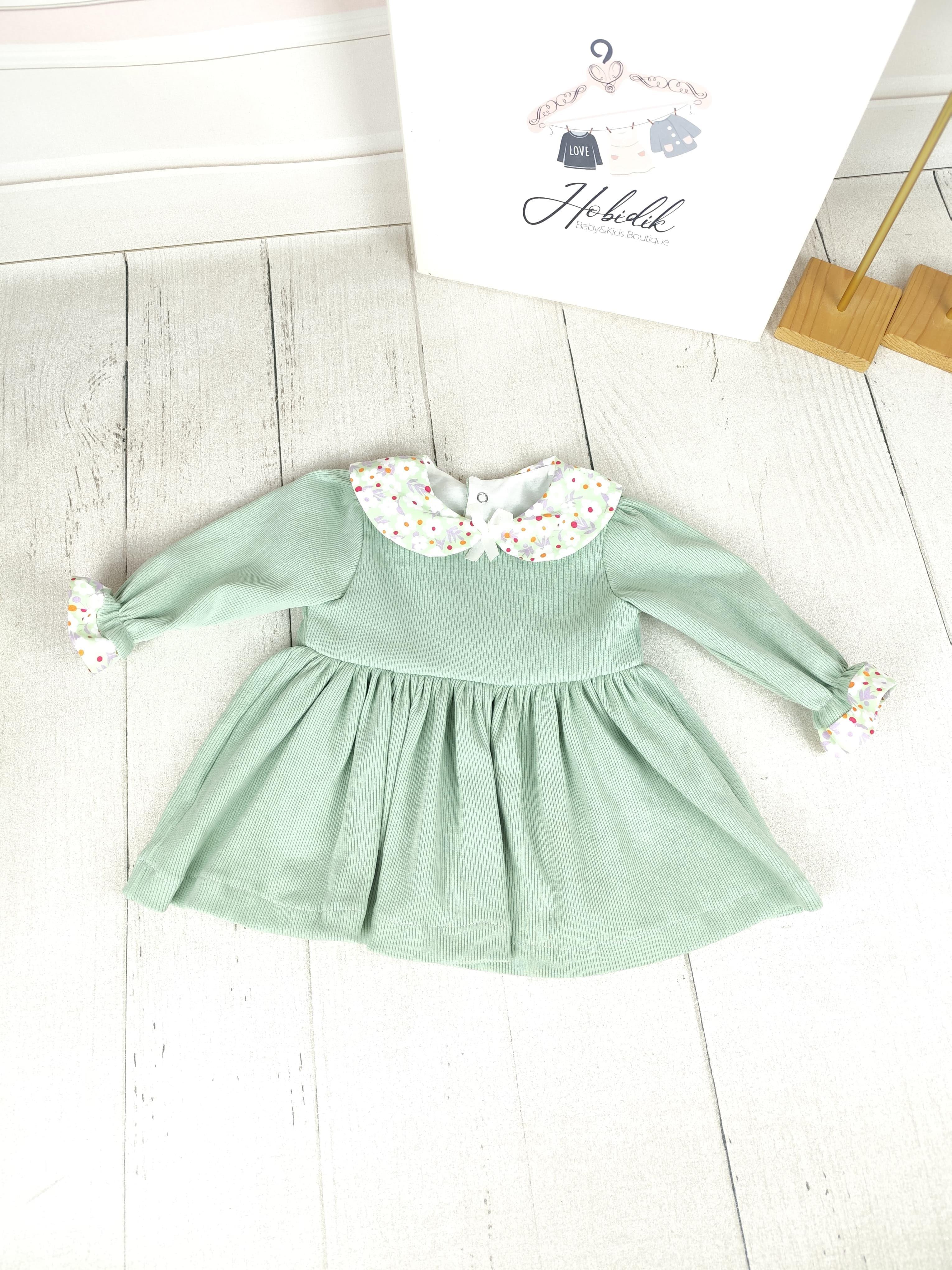green dress 3 6 months Green Toddler Dress| High-Quality Styles main image 1