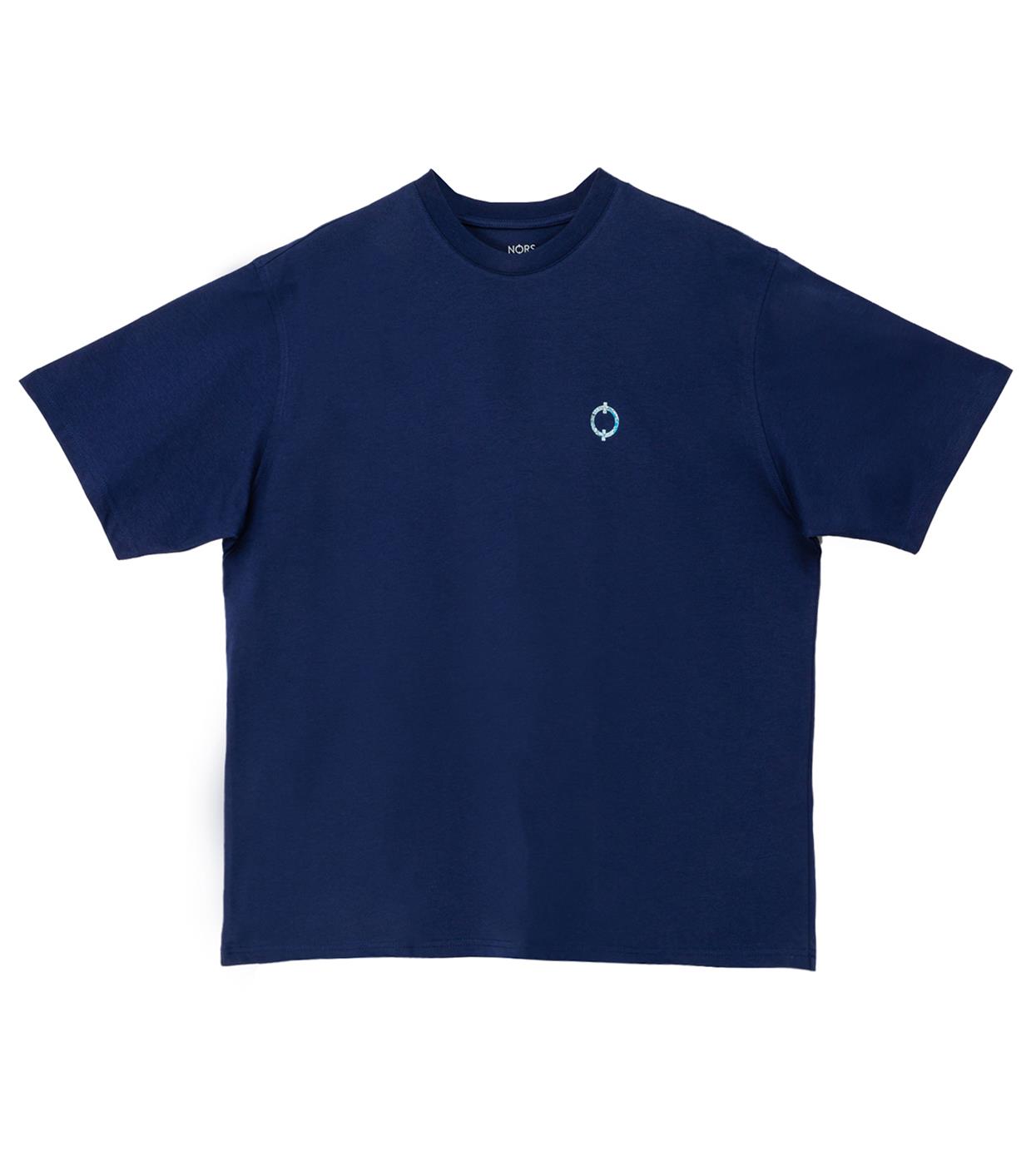 Gods of Horses and Snake Oversize Tshirt - Lacivert