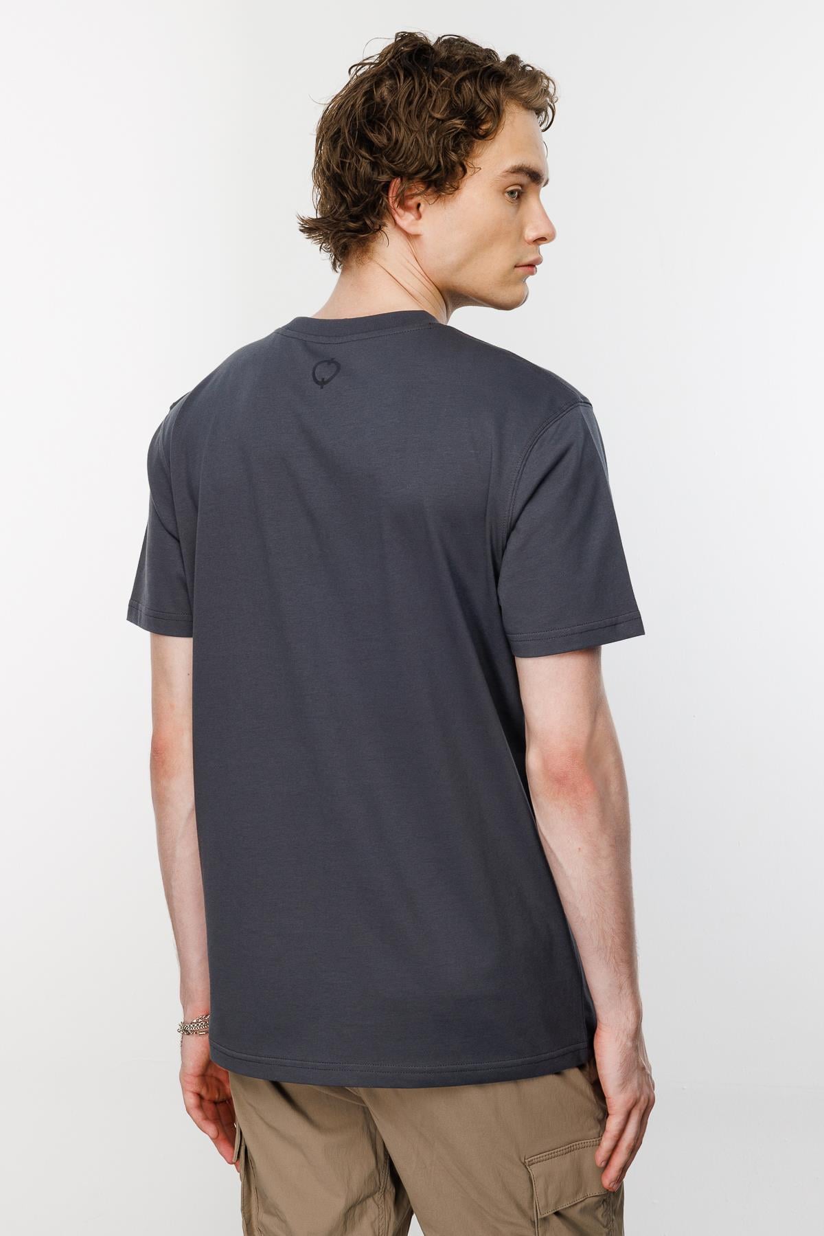 Nordic Mask Regular Tshirt - Koyu Füme