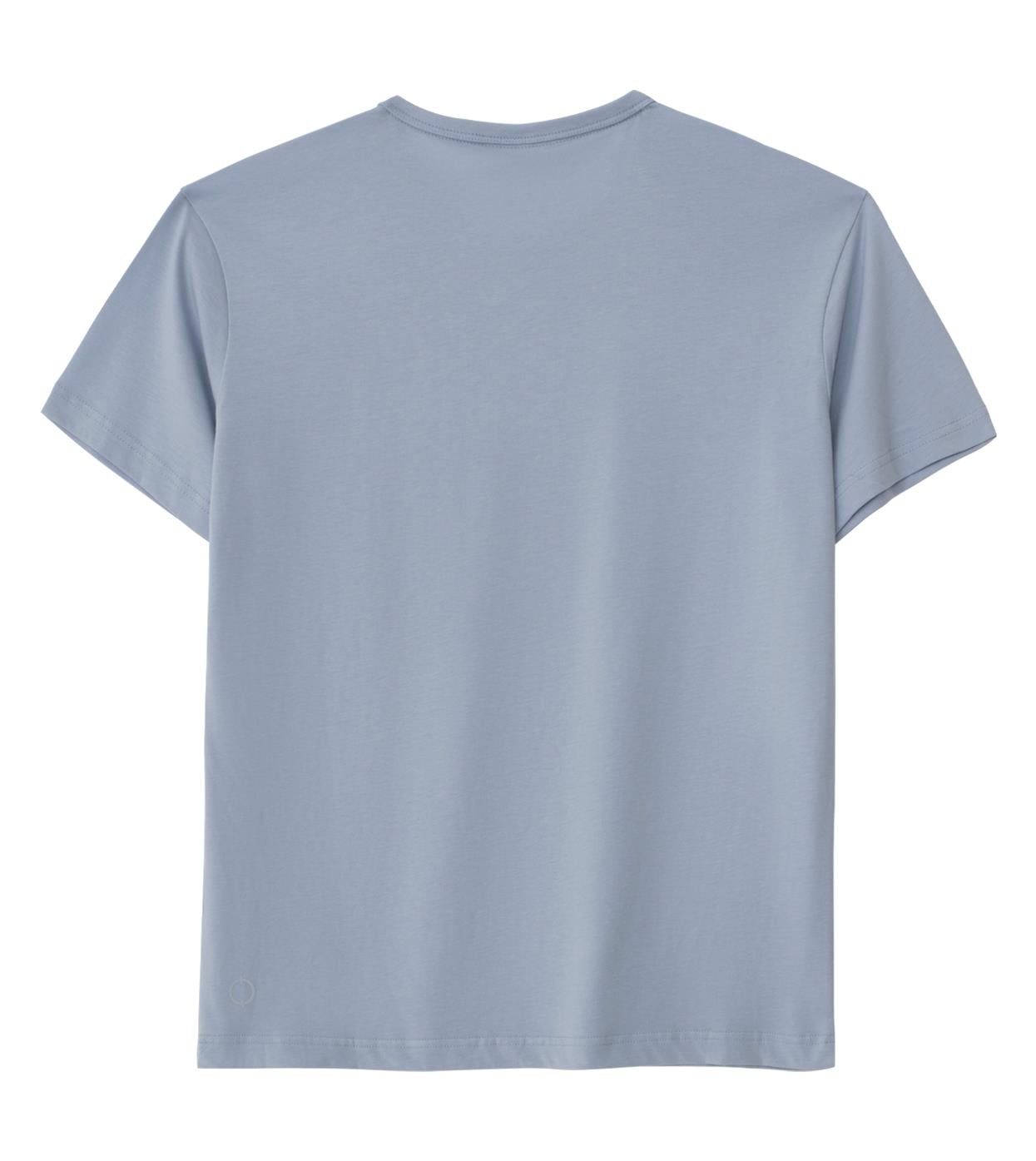 Regular Bisiklet Yaka Tshirt - Açık Mavi
