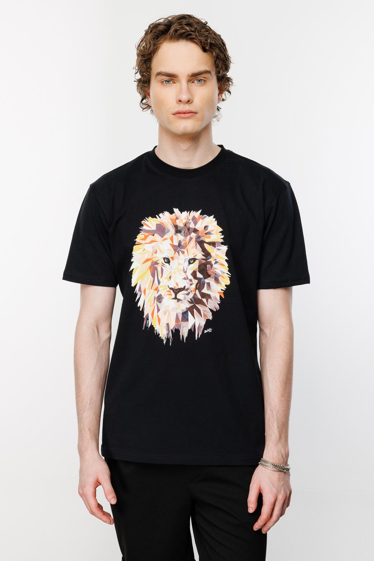 Roar Lion Regular Tshirt - Siyah