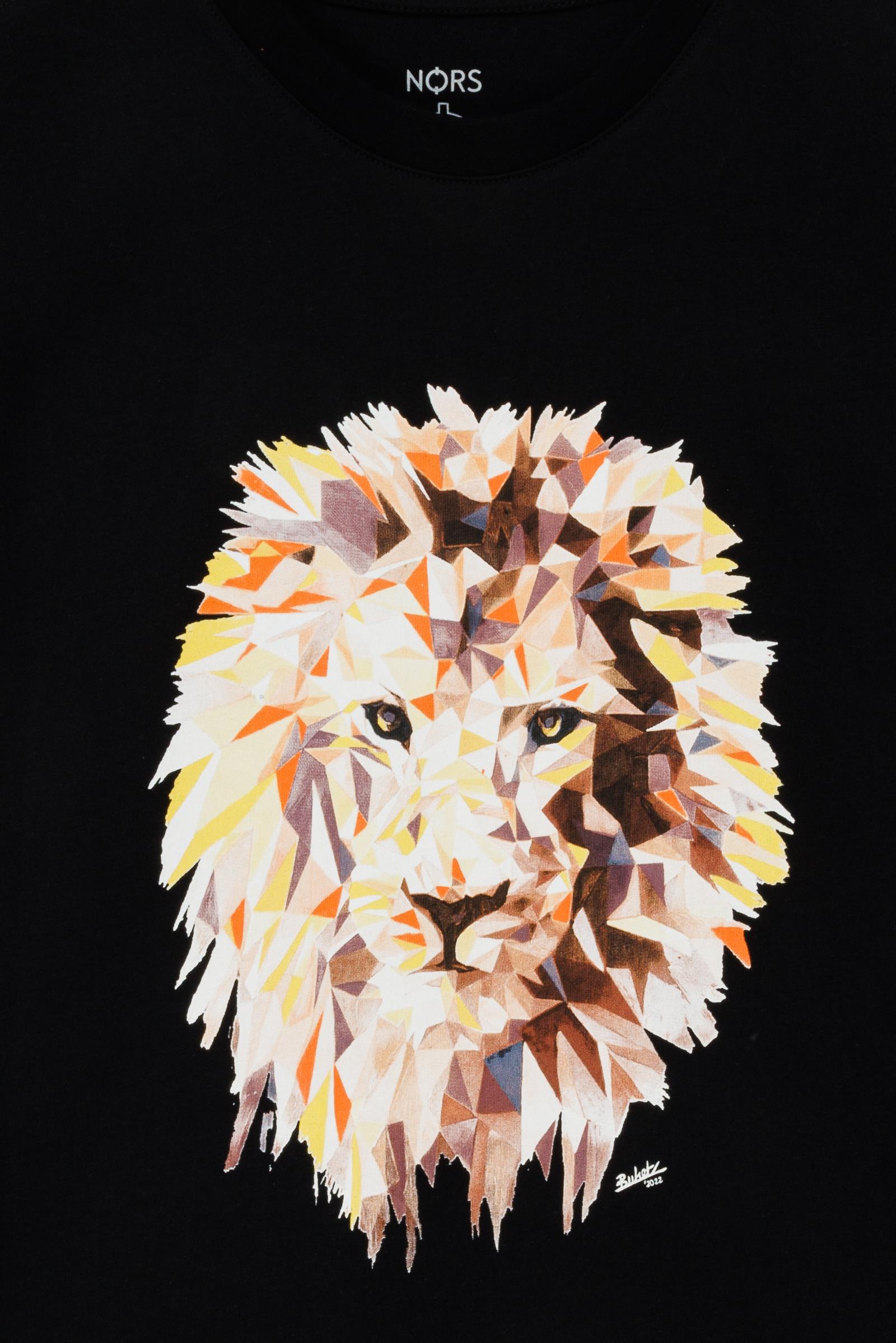 Roar Lion Regular Tshirt - Siyah