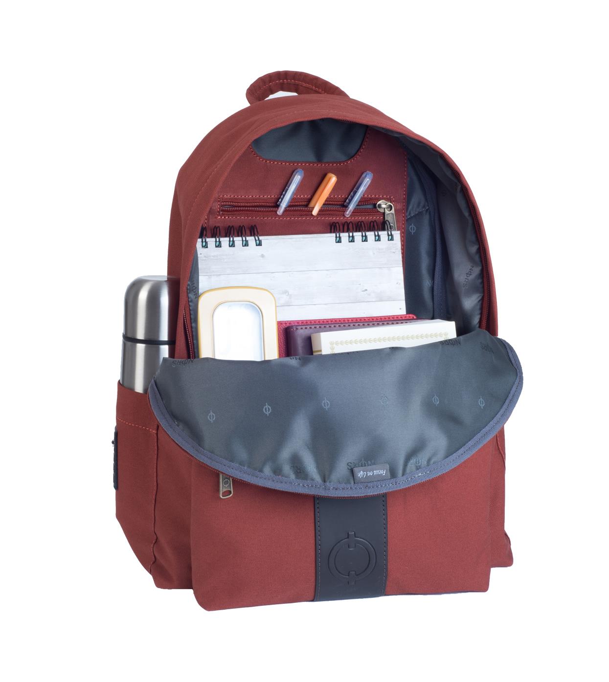 Skoolbag Sırt Çantası - Kahverengi