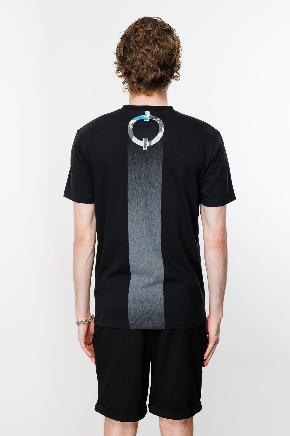 Sports Logo Regular Tshirt - Siyah