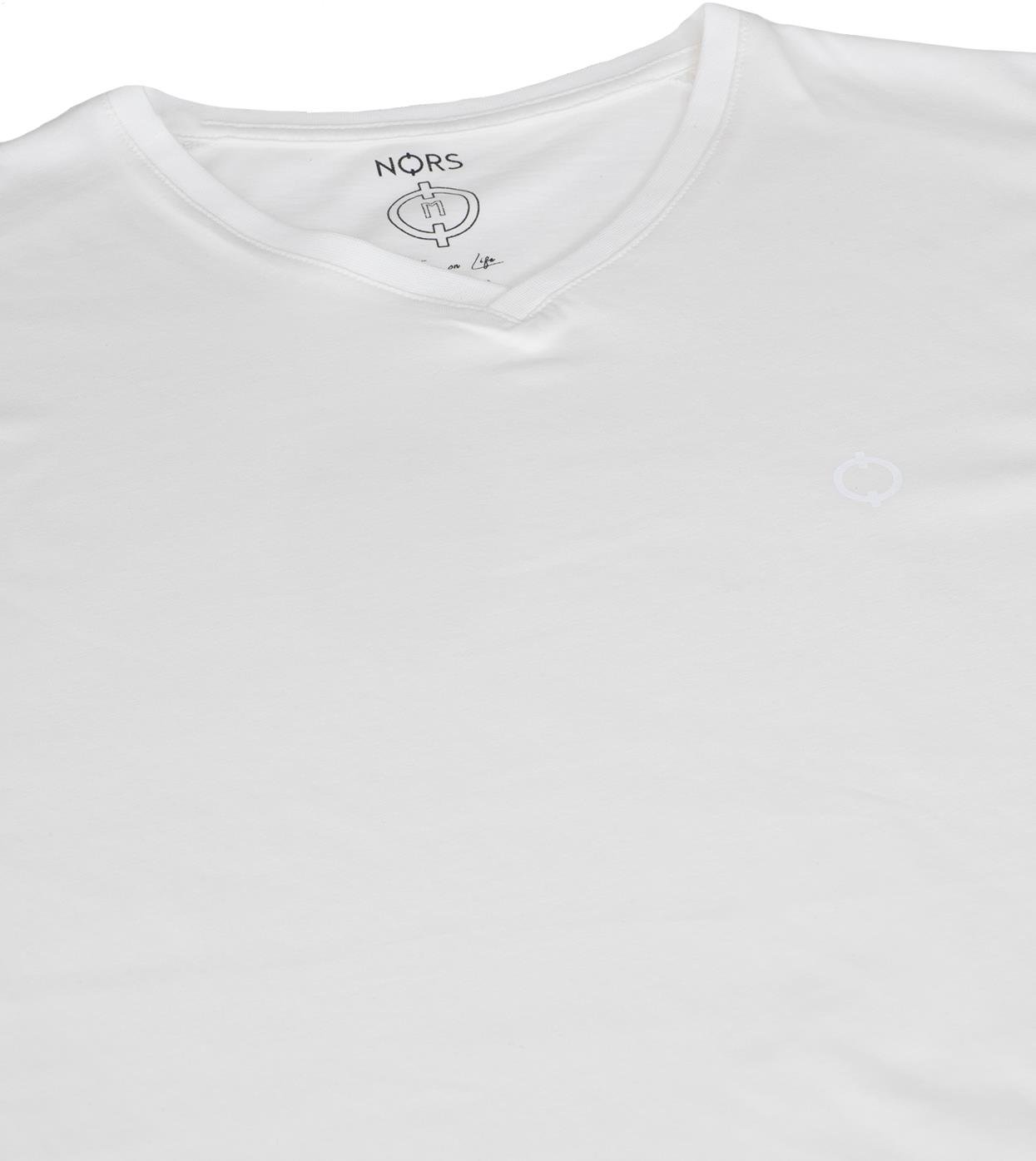 Regular V Yaka Tshirt - Beyaz