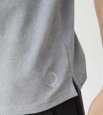 Bisiklet Yaka Havlu Kumaş Erkek Tshirt